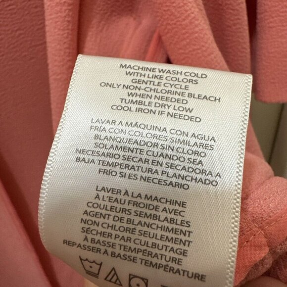 2/$30 Melissa McCarthy Seven 7 Open Front Blazer Jacket 3X Coral Pink Office - Picture 10 of 11